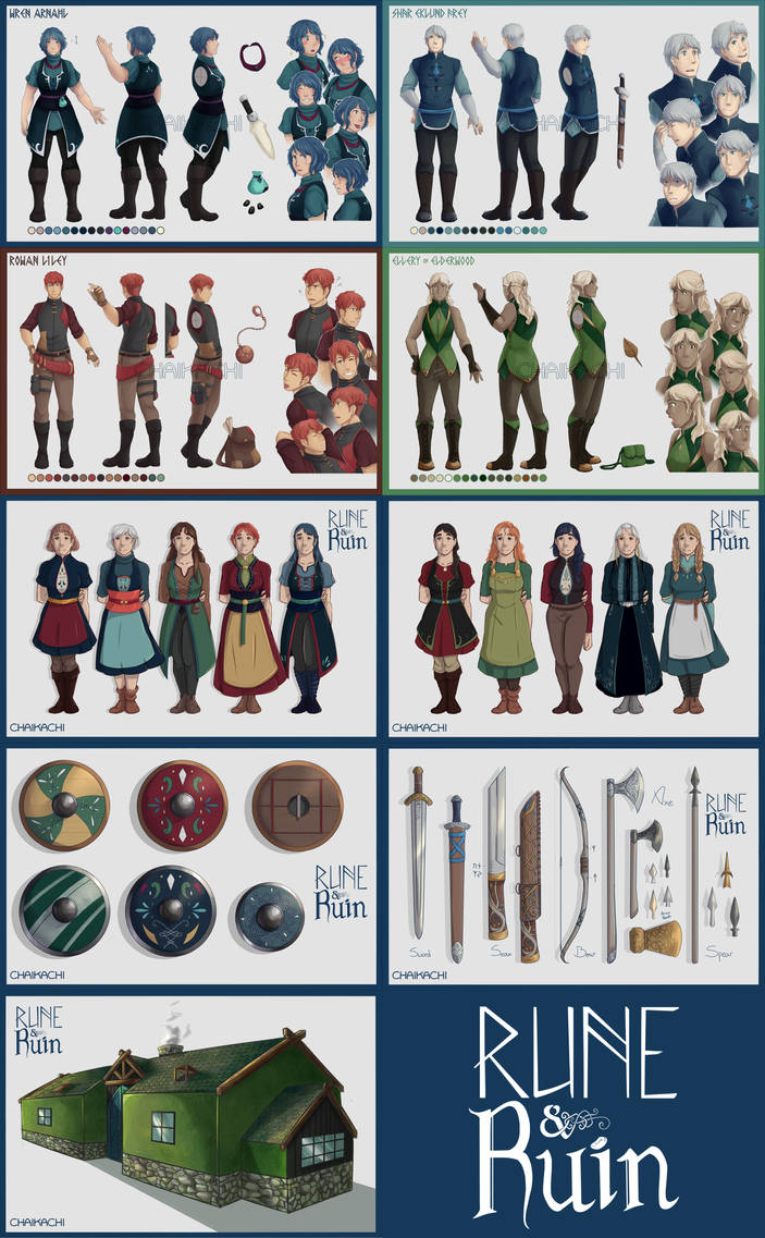 Rune and Ruin - Visual Development by faerunes on DeviantArt