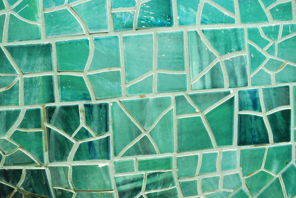 Mosaic Texture Green Tile