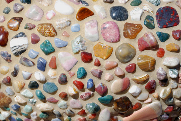 Mosaic of Multicolored Stones by chamberstock