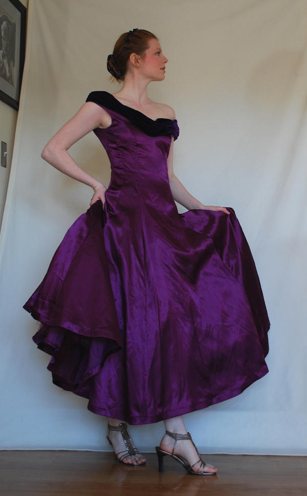 Purple Dress Stock 2