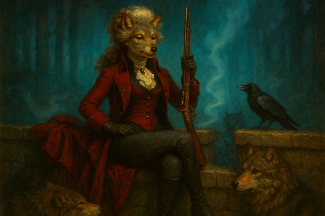 The Red Huntress And Her Shadow Court By InkBloodedScholar On DeviantArt the-red-huntress-and-her-shadow-court-by-inkbloodedscholar-on-deviantart