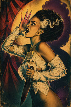 Franken-Bride at the Freak Show