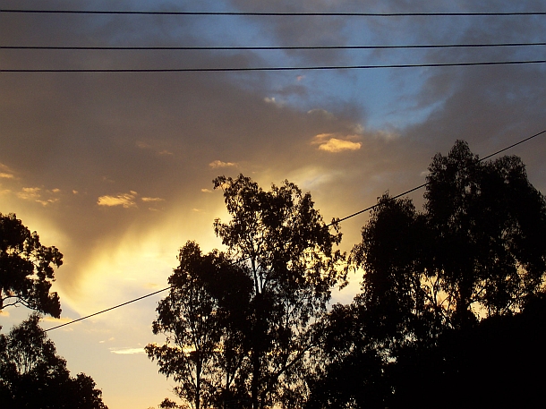 Cyclone Shaped Sunset