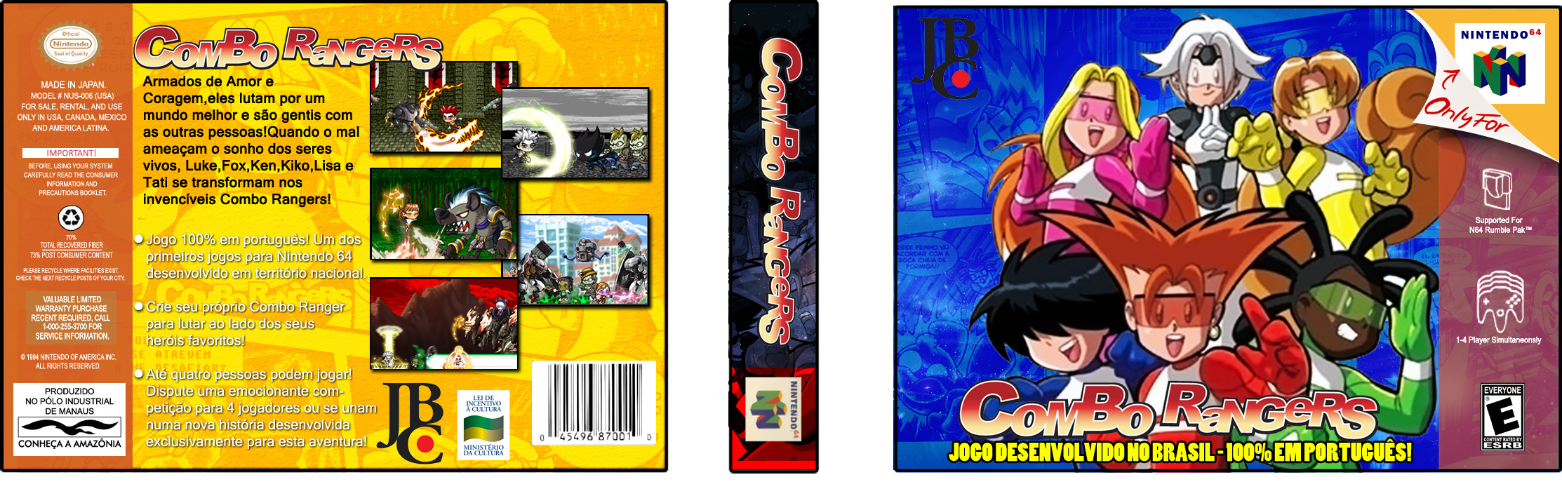 Combo Rangers for Nintendo64 by TrueMusou64 on DeviantArt