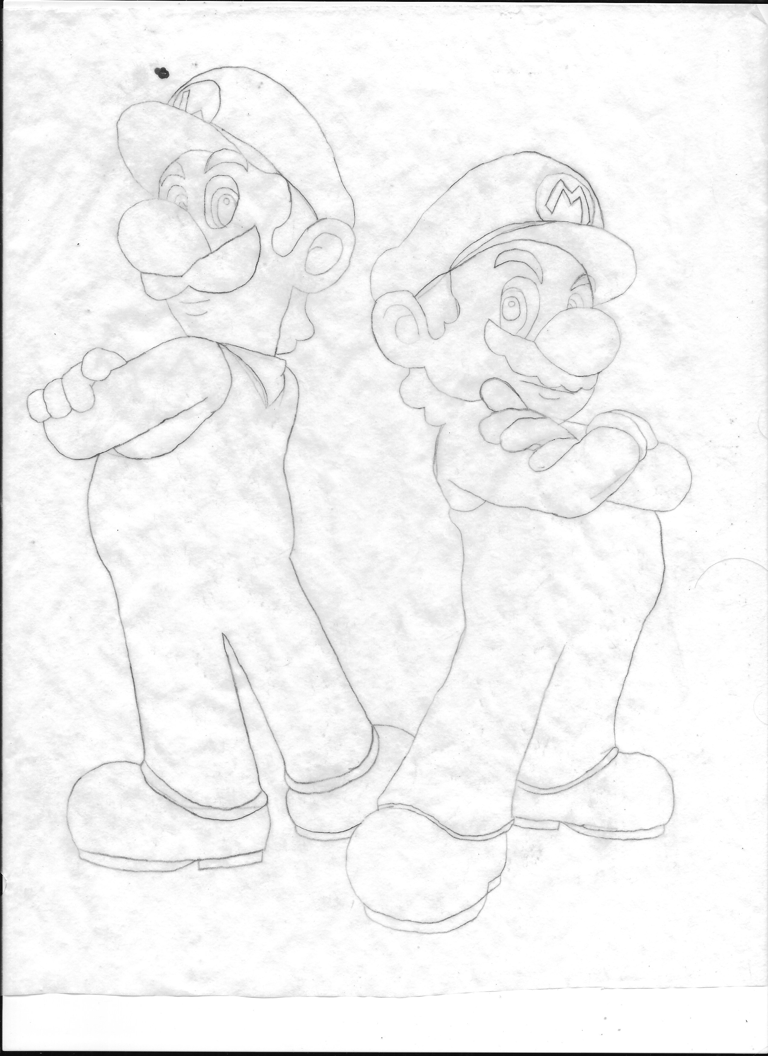 Trace #1: Mario and Luigi by Cobalt-Gemini on DeviantArt