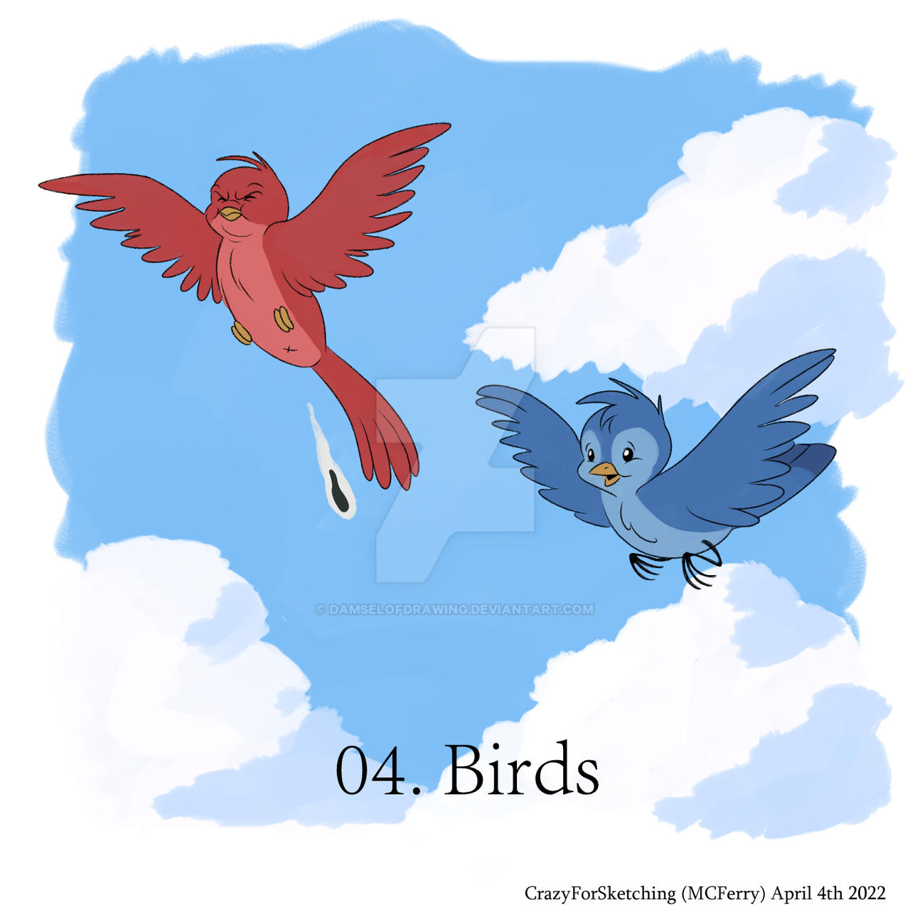Bird Falling Deviantart Birds by DamselofDrawing on DeviantArt