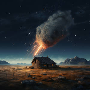 a cottage where meteorites fall