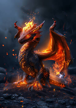 Baby Fire Dragon