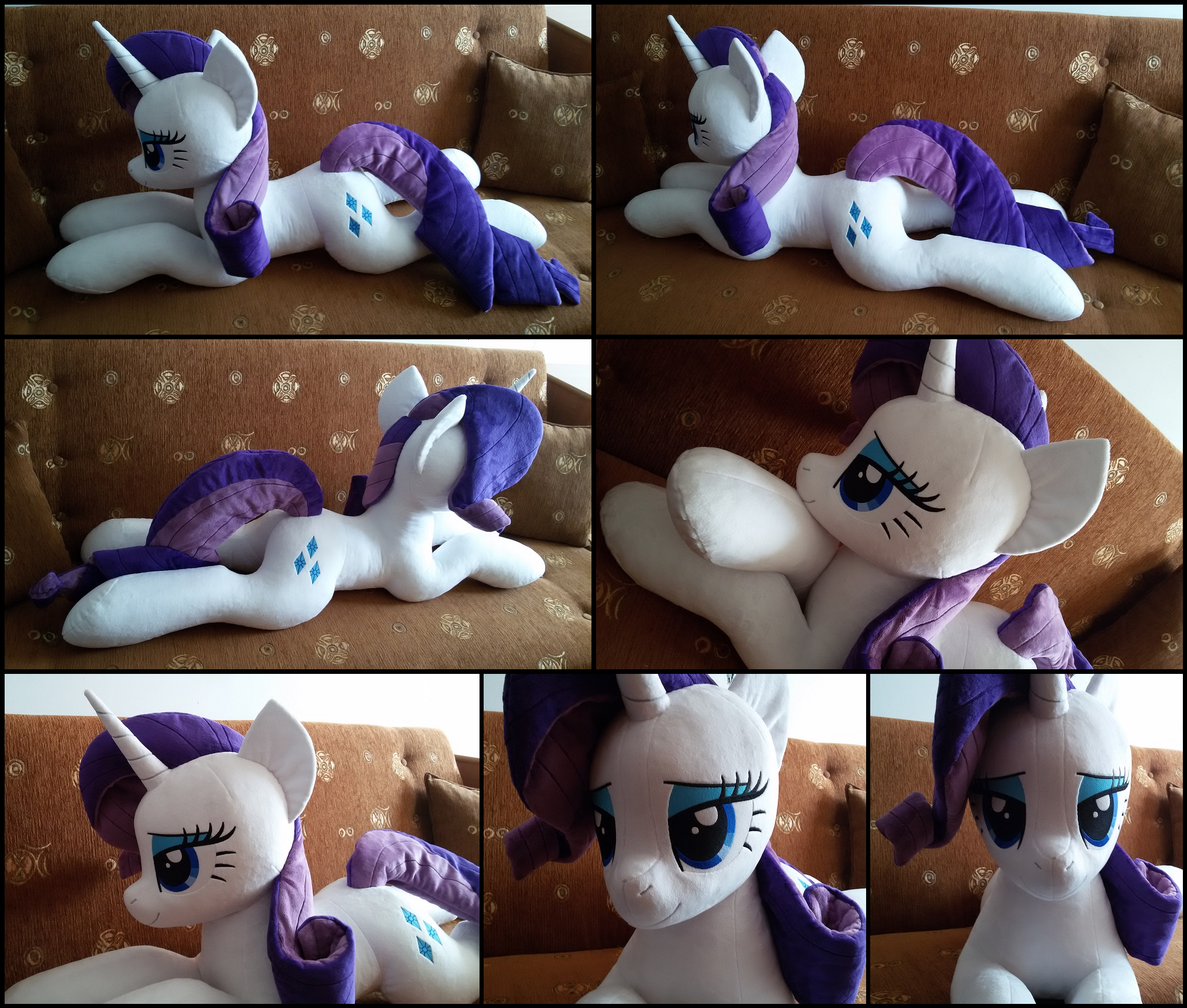 Lifesize Rarity plush