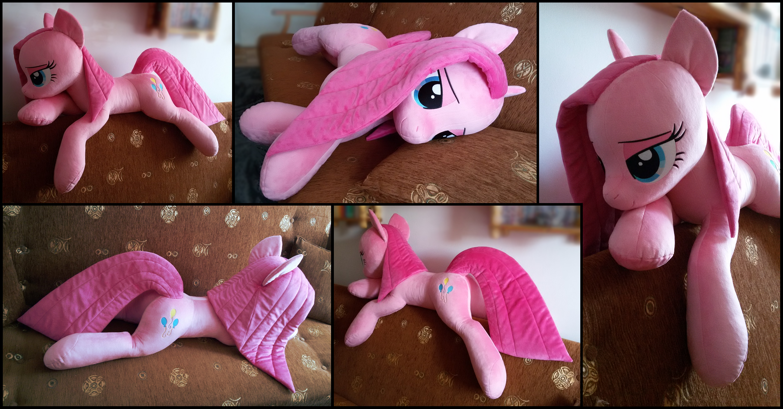 Lifesize Pinkamena plush by LittleFairysWonders on DeviantArt