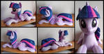 Twilight Sparkle Laying Pony Plush by LittleFairysWonders