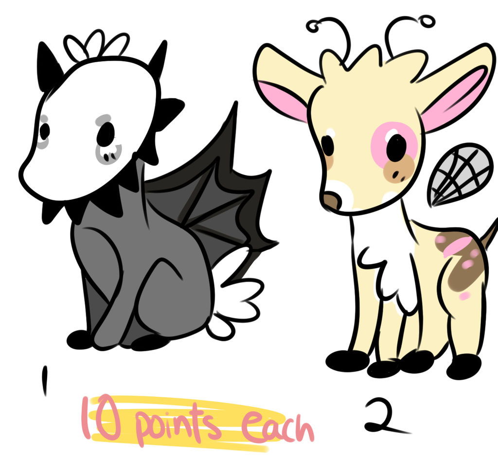 quick adopts : 10 points each