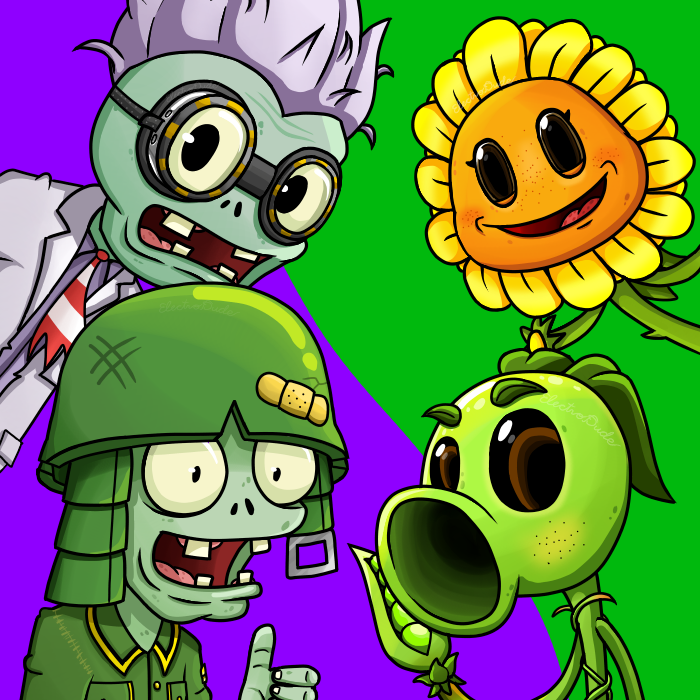 Plants Vs Zombies: The Server logo (OLD) by ElectroDude-GW2 on