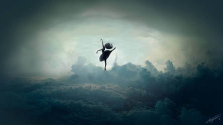 Ballerina in the skies