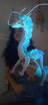 Haku dragon amigurumi by me