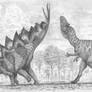 Stegosaurus vs Allosaurus