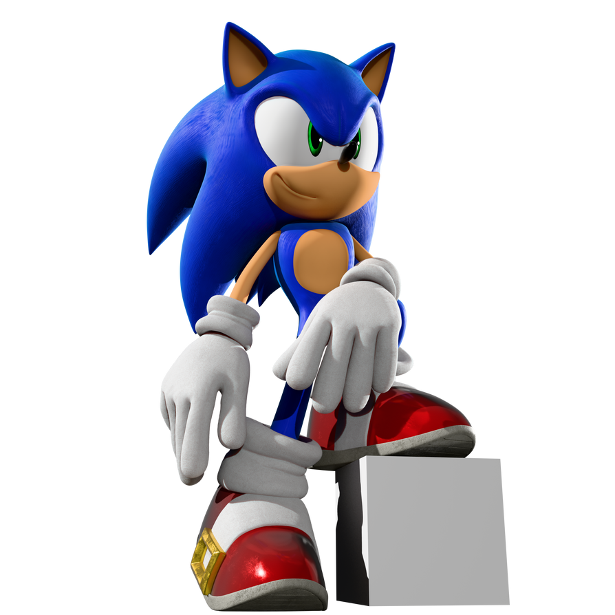 A basic Sonic render by AlisPretArt on DeviantArt