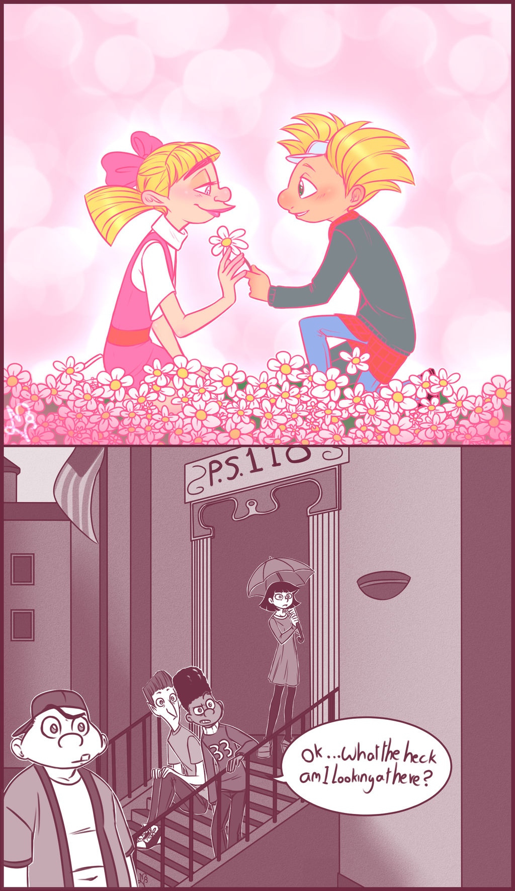 Helga and Arnold on ArnoldXHelgaFandom DeviantArt