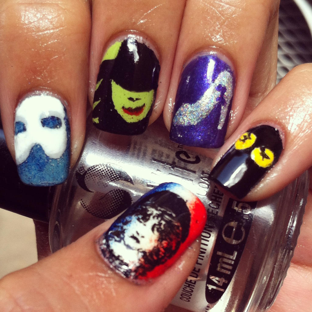 Musicals!! - Nail Art