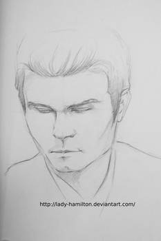 Sketch 3, Elijah Mikaelson