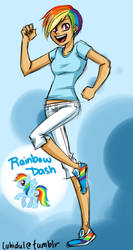 MLP: Human Rainbow Dash