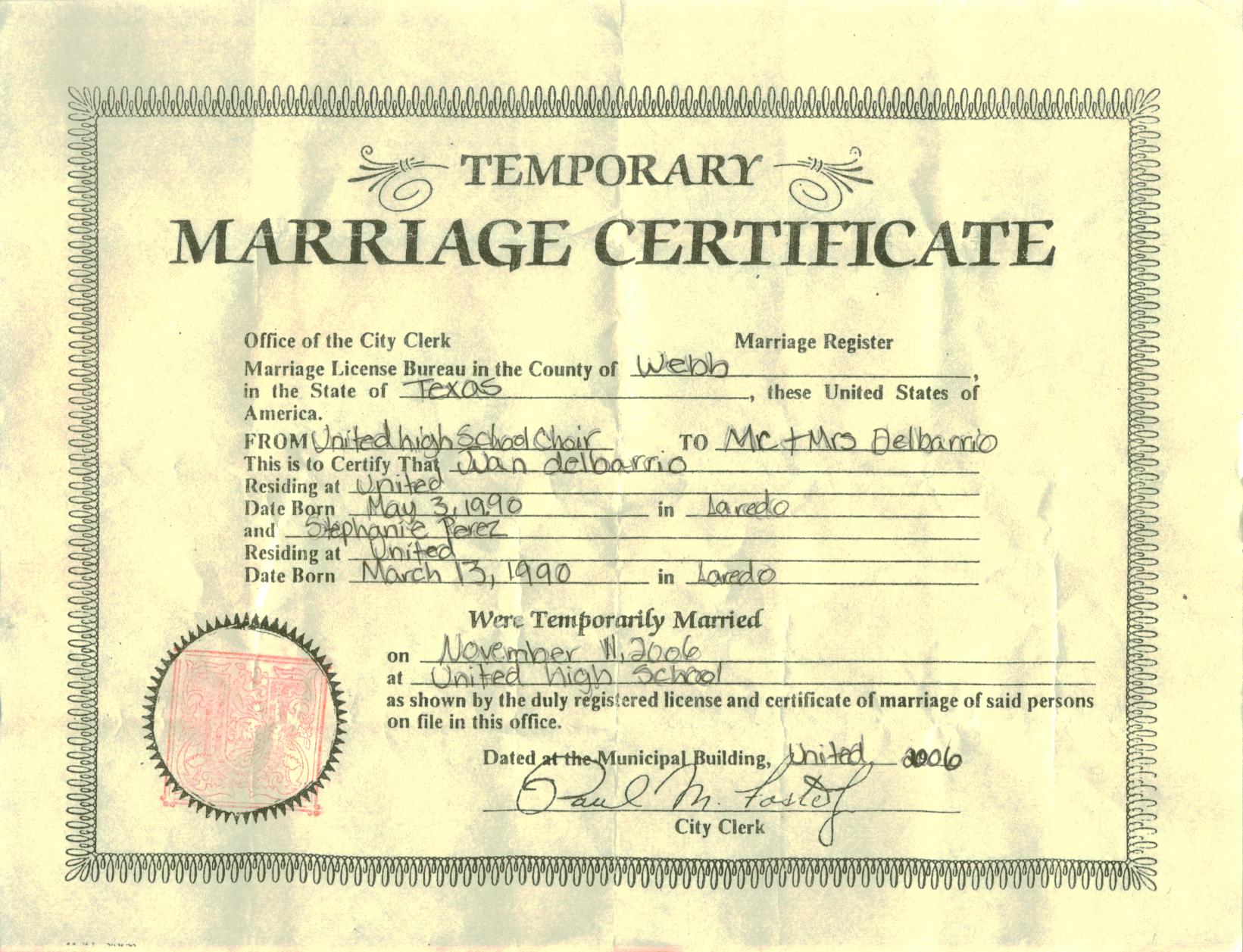 Temporary Marriage Certificate by Princess Tephy on DeviantArt Temporary Marriage Certificate by Princess Tephy on DeviantArt