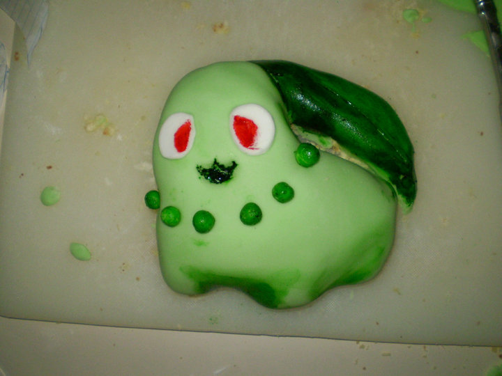 Chikorita Cake by Frodomeg on DeviantArt