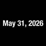 Moving Date Changed to May 31, 2026!
