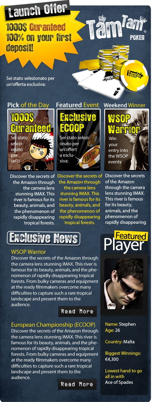 Poker Newsletter