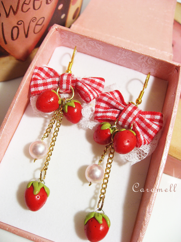 Strawberry Love Earrings