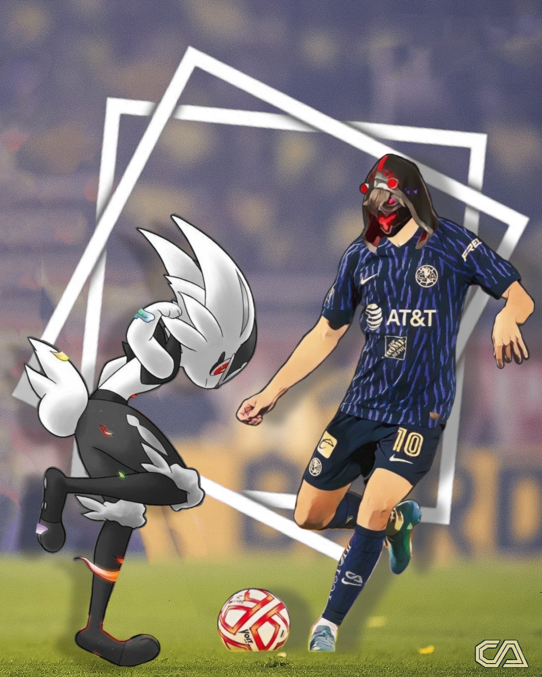 Futbol Cinderace vs Daniel pokemon vs club america by ffdanielca