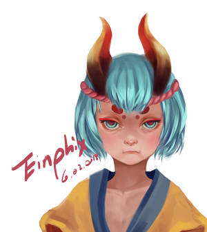 Character Design -1 Japanese Style Demon Girl