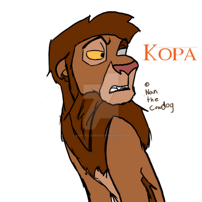 Kopa Scared Kopa (my version) by NantheCowdog on DeviantArt