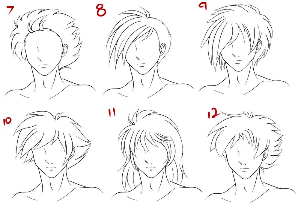 Anime Male Hair Style 2