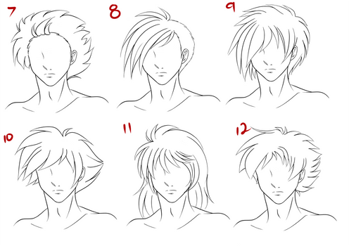 Anime Male Hair Style 2