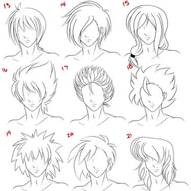1,279 Boy Hairstyles Anime Hairstyles Royalty-Free Images, Stock