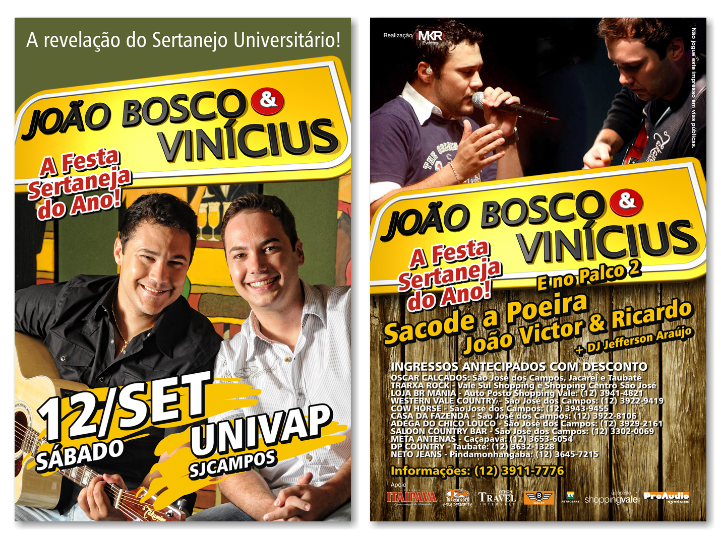 Joao Bosco e Vinicius Flyer