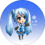 Snow Miku Button version