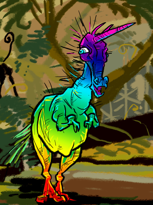 Unisaurus Rex by mutleyjames
