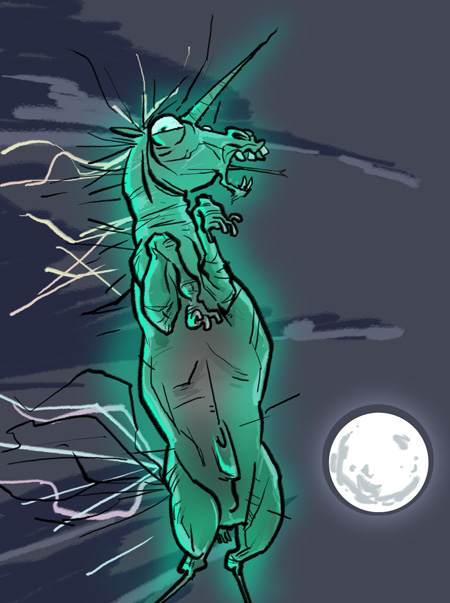Dread Unicorn Twinkles by mutleyjames