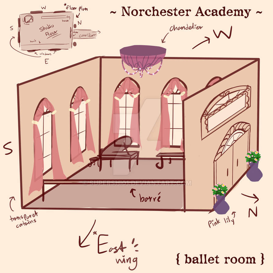 Studnine Deviantart ballet studio!! (concept art) by SuperShi01 on DeviantArt