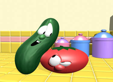 All the citizens from the kitchen come together...