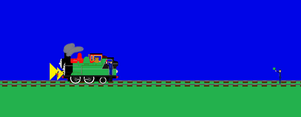 Thomas Racing Oliver by Confused-Man on DeviantArt