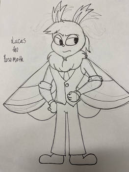 Lucas the rose moth (Art style)