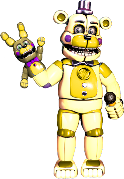Funtime Fredbear and Spring Bon-Bon by MCAboyan on DeviantArt
