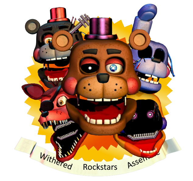 fnaf 6 withered rockstar animatronics by enderuser89 on DeviantArt