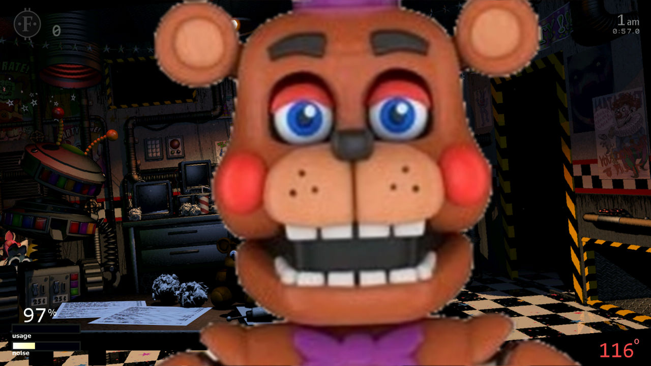 i gave my rockstar freddy figure his coin slot from UCN : r