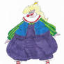 Fat princess clown sally accorn