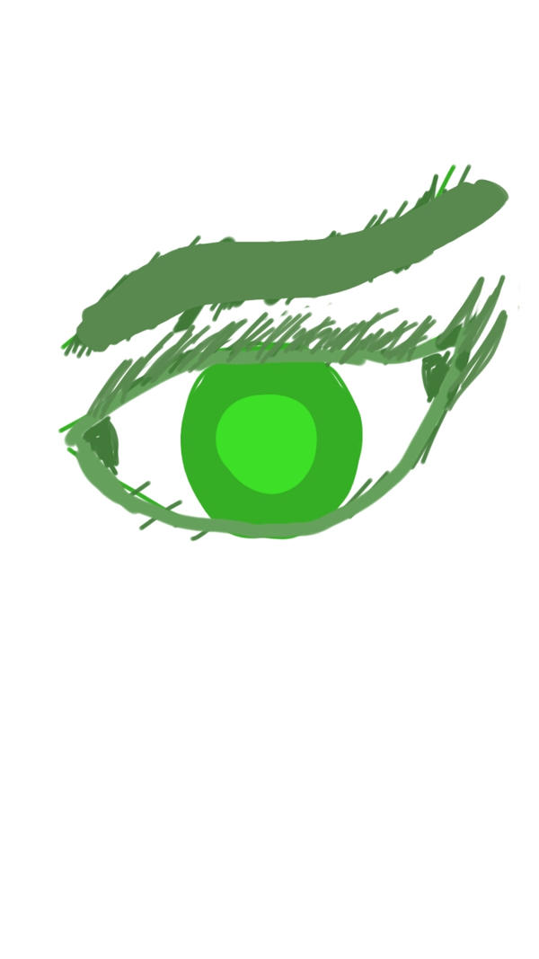GREEN awful eyes