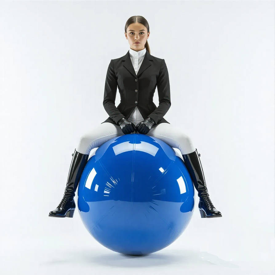Beachball rider by carstraddle on DeviantArt